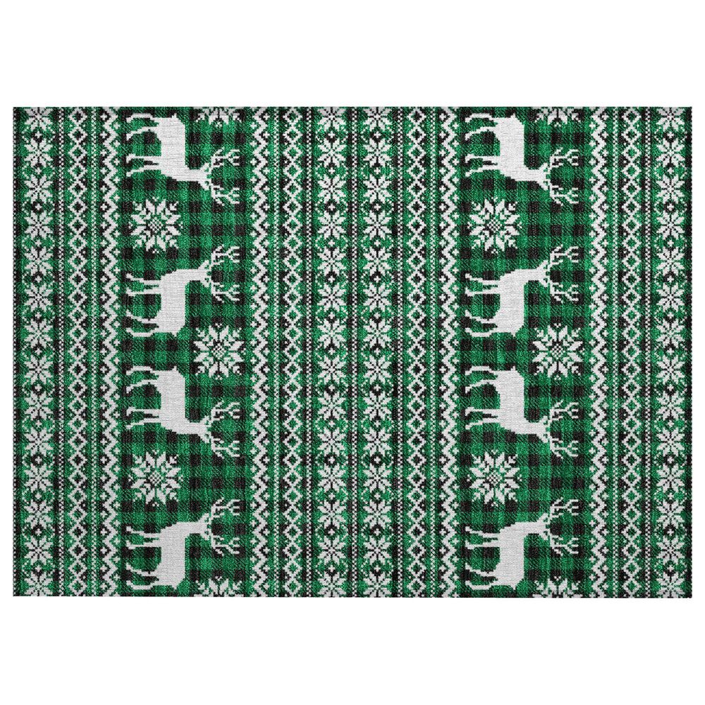 Dalyn Rug Company Wonderland WN28 1"8" x 2"6" Green Indoor/Outdoor Area Rug, , large