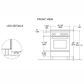 Bertazzoni Master 2.5 Cu. Ft. Freestanding Gas Range in Stainless Steel, , large