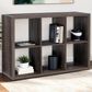 Linon Home Decor Galli 6-Shelf Bookcase in Grey, , large