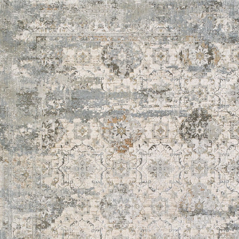 Surya Brunswick Light Gray, Charcoal, Cream, Light Brown, Mustard and Medium Brown 6'7" x 9'6" Area Rug, , large