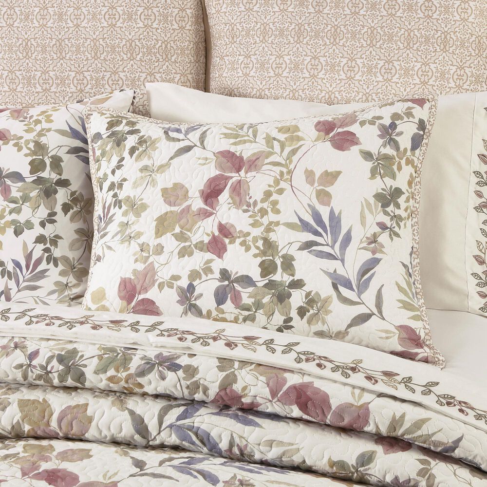 Royal Court Rosewood 3-Piece Full/Queen Quilt Set in Rose, , large