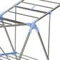 Household Essentials Gullwing Folding Clothes Drying Rack in Silver, , large