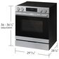 Samsung Bespoke 6.3 Cu. Ft. Smart Slide-In Electric Range with True Convection in Stainless Steel, , large
