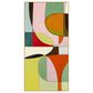 Wendover Art Momentary Bliss 1 66" x 33" Wall Art in Green, Pink and Orange, , large