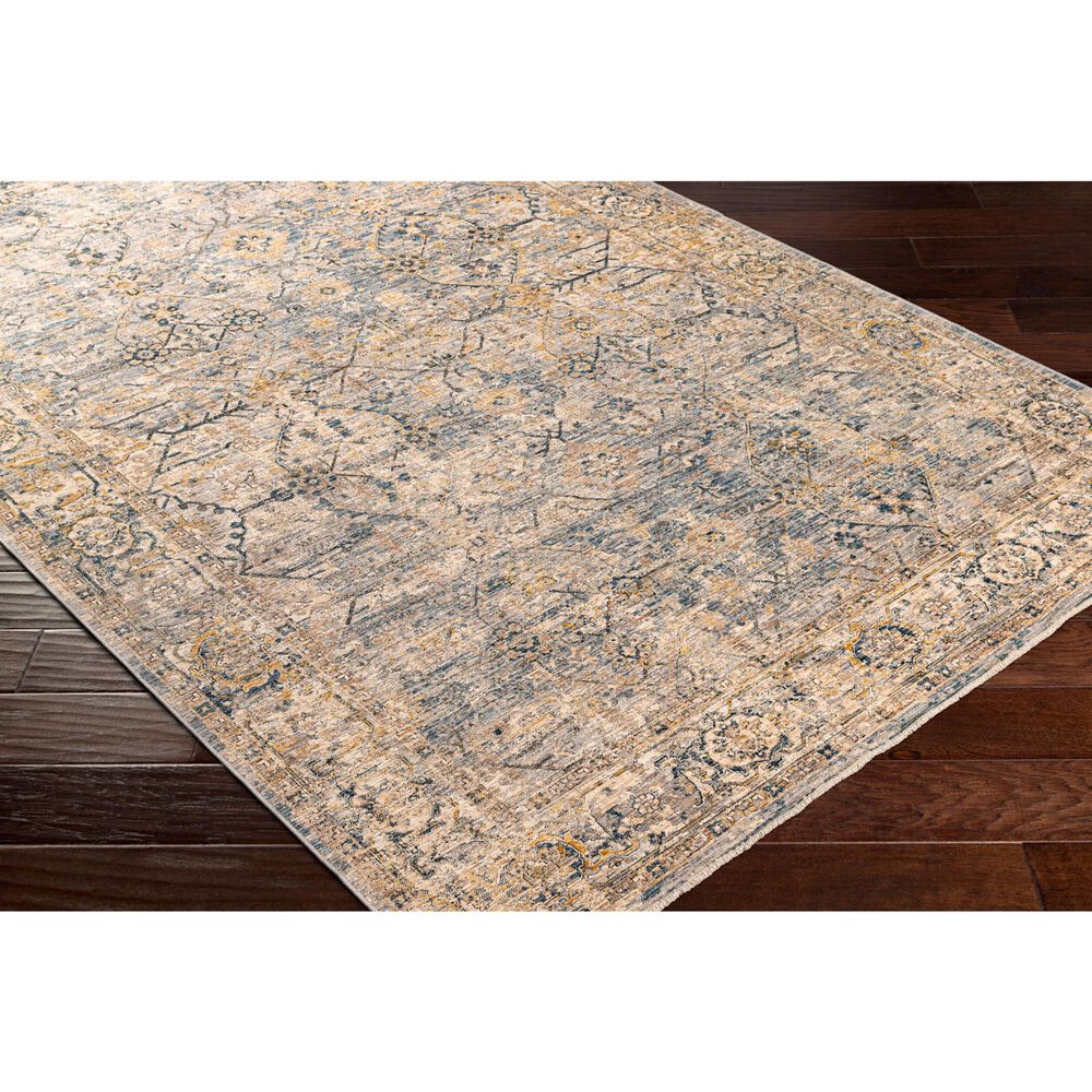 Surya Aspendos 9&#39; x 12&#39;2&quot; Gray, Denim, Wheat, Taupe, Black and Cream Area Rug, , large