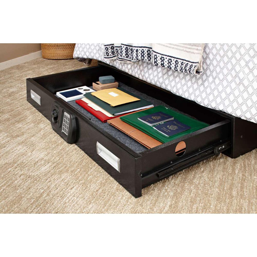 Snapsafe Large Under Bed Safes in Black, , large