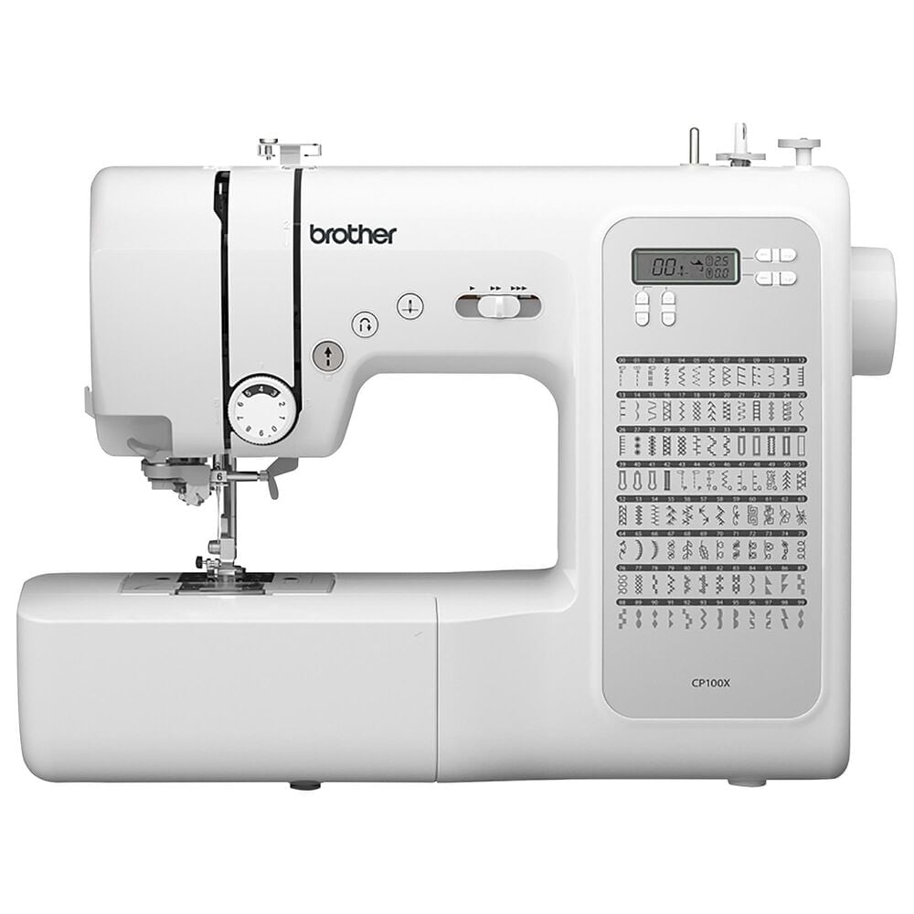 Brother 100-Stitch Computerized Sewing Machine in White