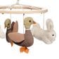 Lambs & Ivy Signature Bunny Hop Musical Baby Crib Mobile in Bisque, , large