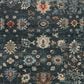 RIZZY Envision Bulbs Leaves 10" x 14" Charcoal Area Rug, , large
