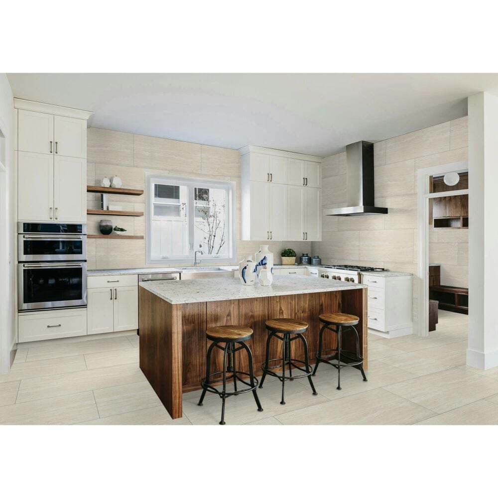 Emser Jargon Ivory 24" x 48" Honed Porcelain Tile, , large