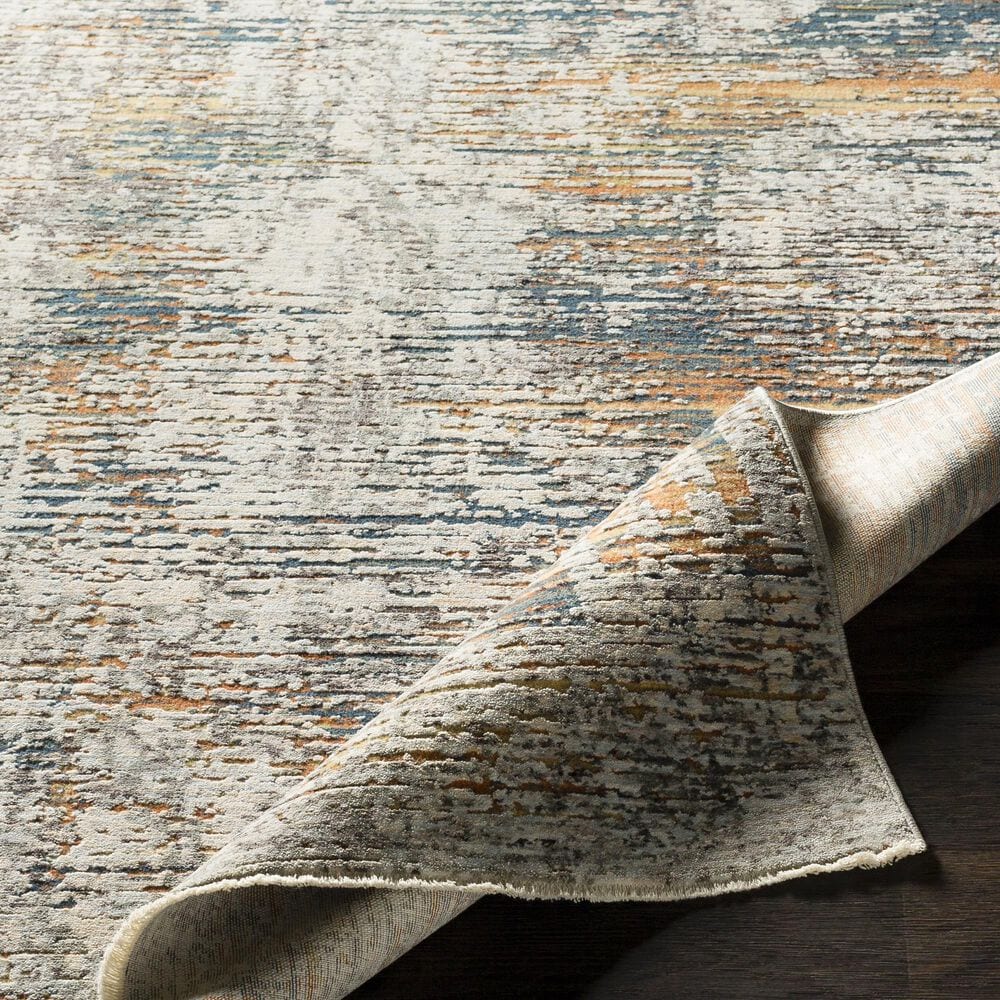 Surya Presidential PDT-2305 3&#39;3&quot; x 5&#39; Blue, Gray and Orange Area Rug, , large