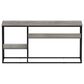 HOMLUX 45" TV Stand with 2 Open Storage Shelves in French Oak Grey, , large