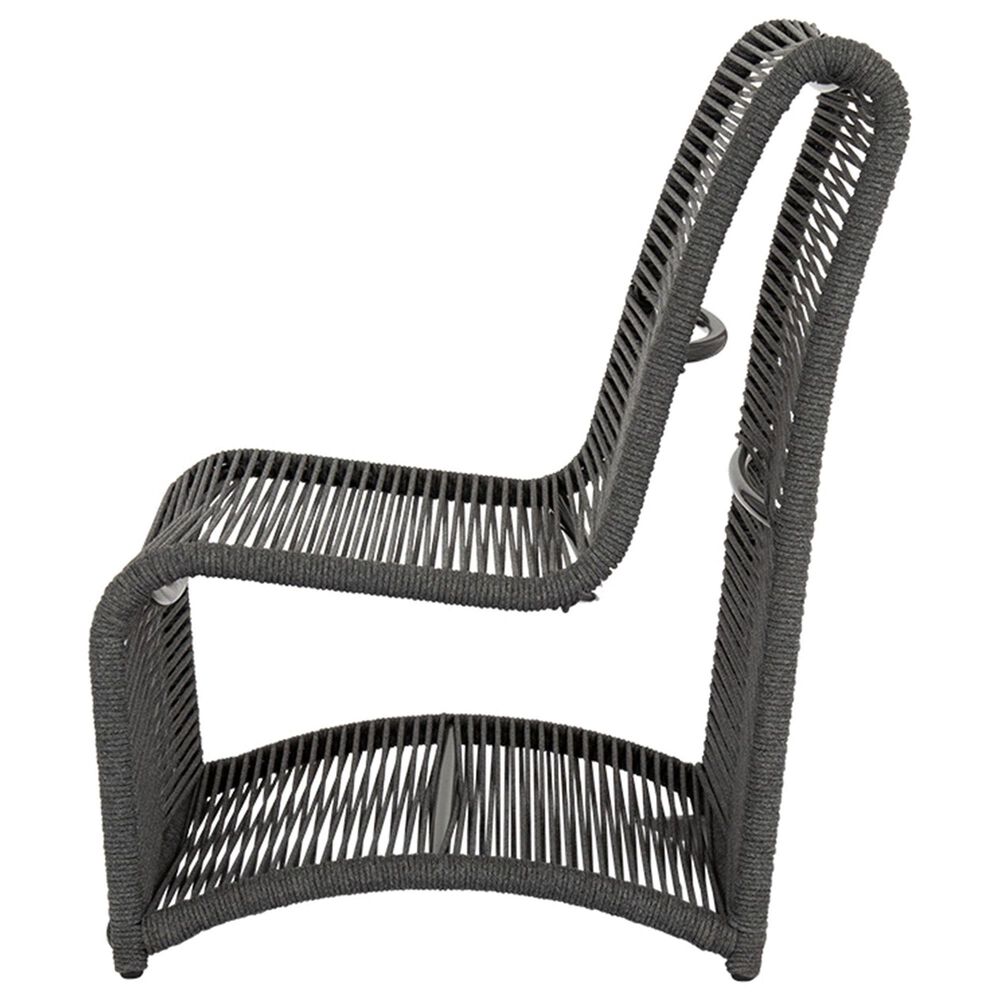 Sunset West Milano Patio Armless Club Chair in Slate, , large