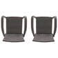 Hearth and Haven Littleton Outdoor Bar Stool in Brown (Set of 2), , large