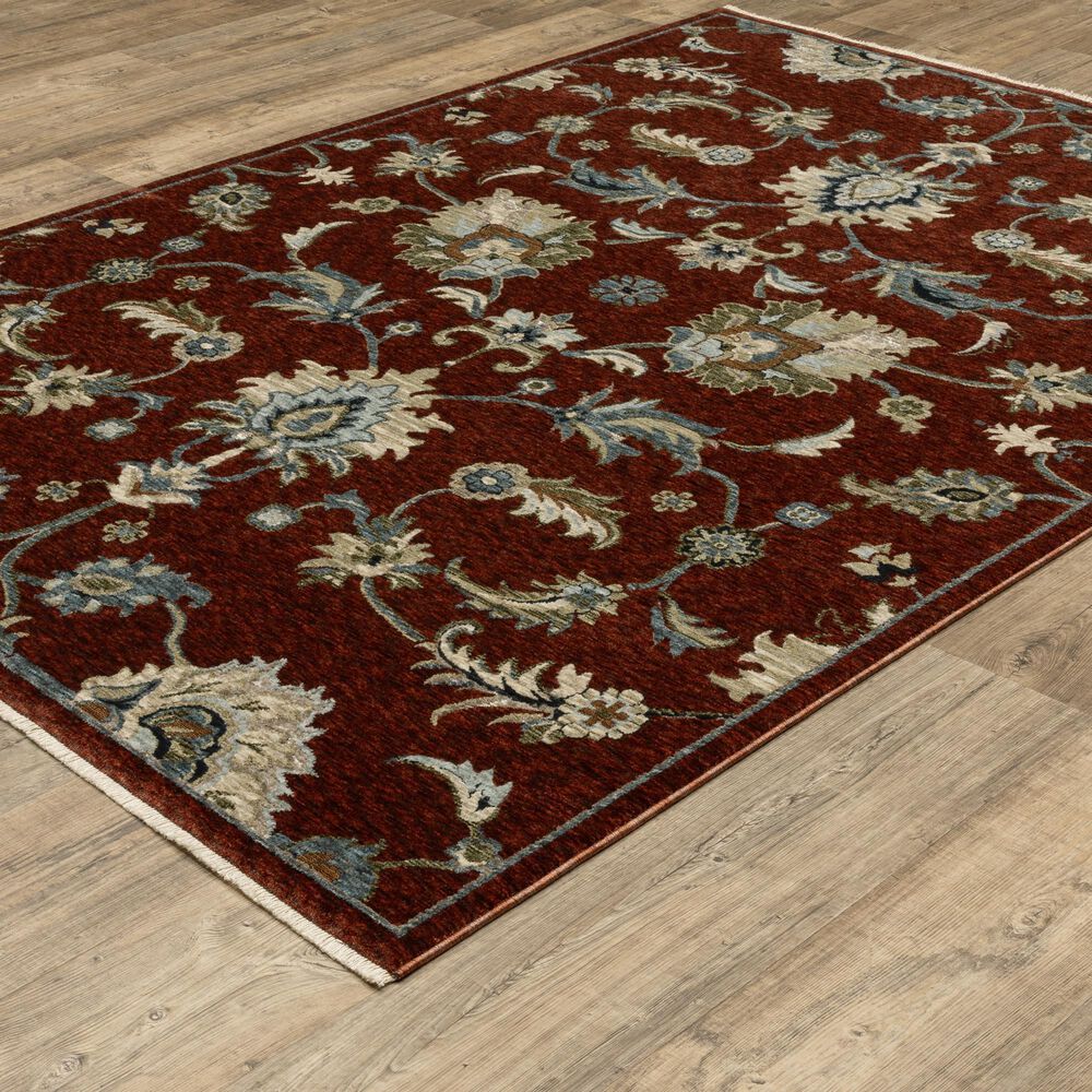 Oriental Weavers Capella Red and Multicolor 7&#39;10&quot; x 10&#39;10&quot; Area Rug, , large
