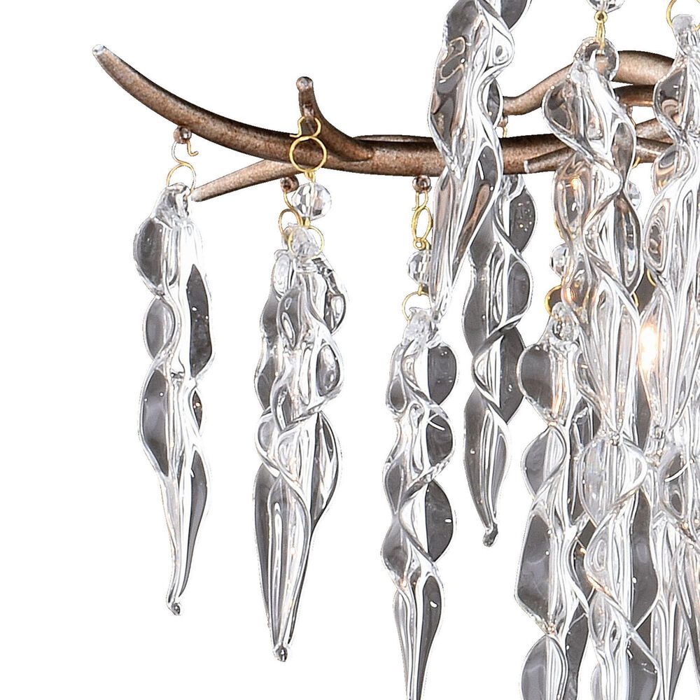 Vaxcel Rainier 5-Light Chandelier in Silver Mist, , large