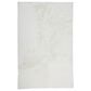 Feizy Luxe Velour White 4" x 6" Area Rug, , large