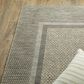 Oriental Weavers Tortuga TR06A 1"10" x 7"6" Beige and Black Runner, , large