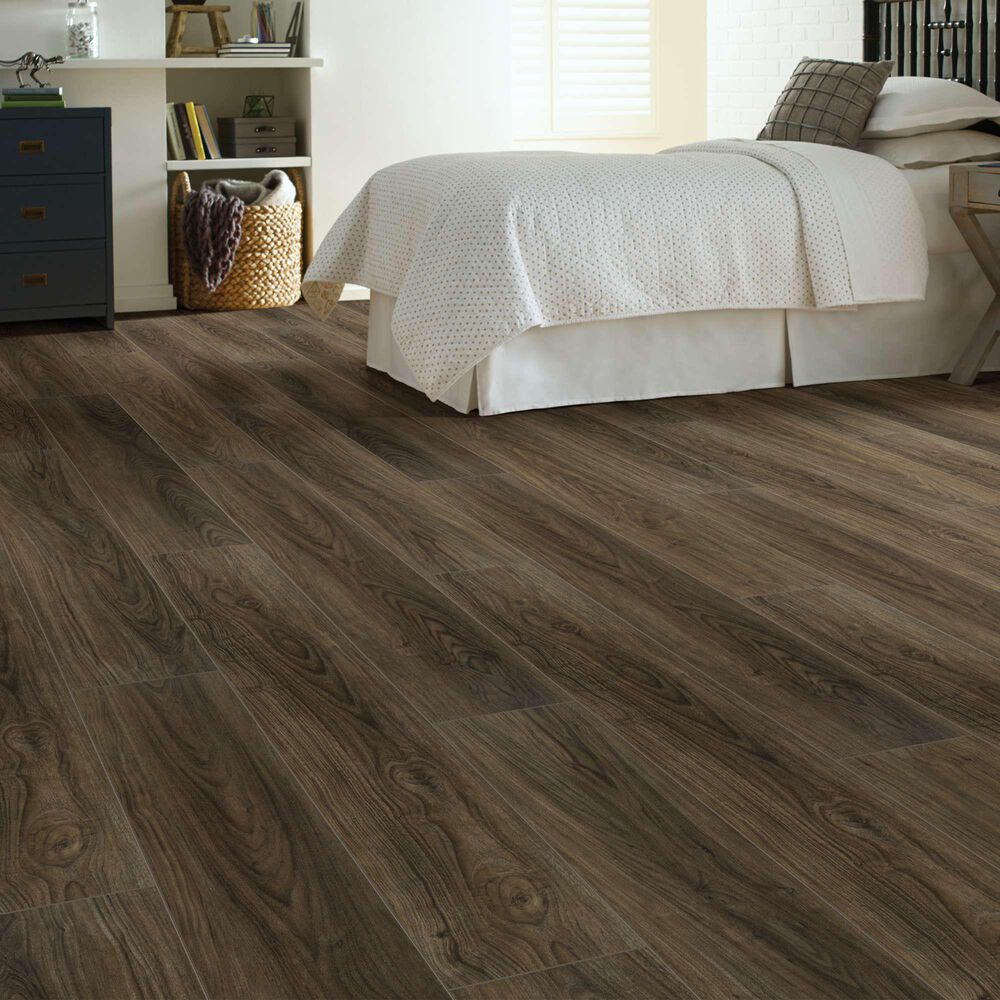 Shaw Vinyl Tile Titan HD+ Platinum Vintage Leather 9&quot; x 72&quot; Vinyl Plank, , large