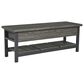 Ashley Rhyson Storage Bench in Gray, Brown and Black, , large