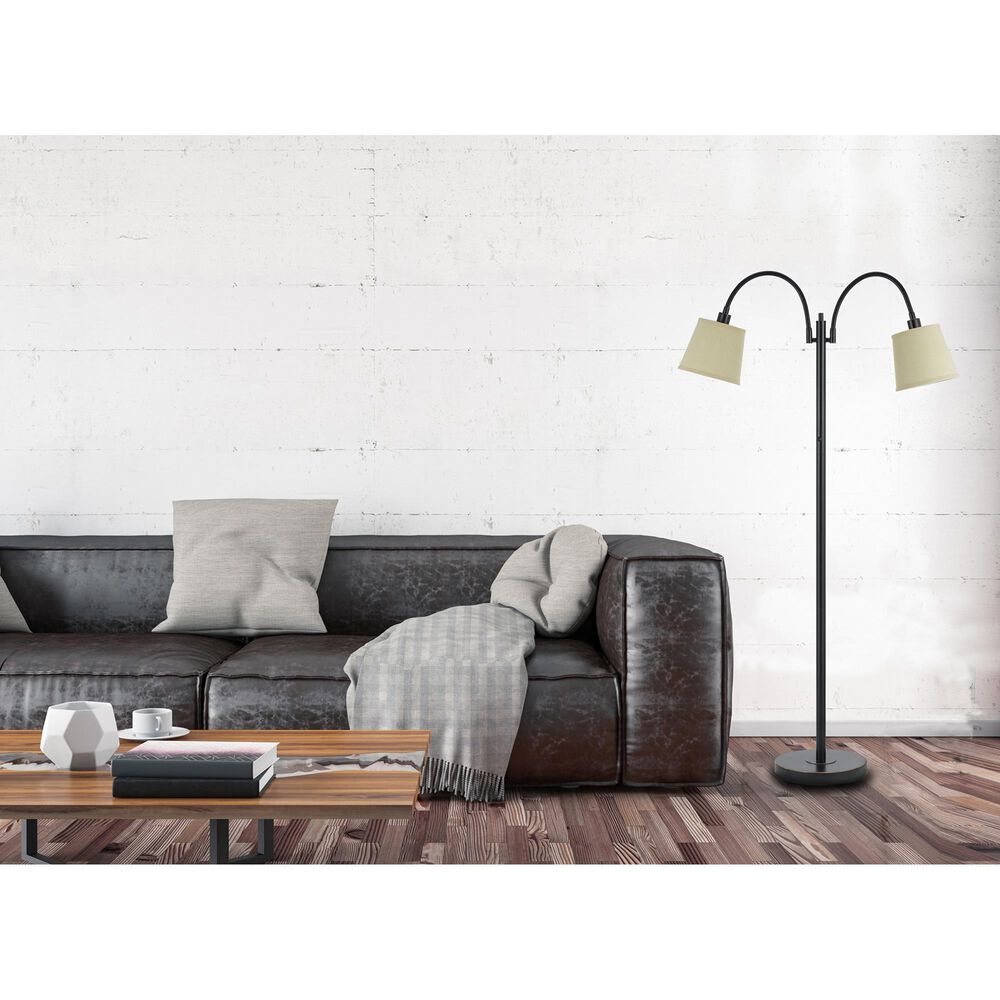 Cal Lighting Gail Floor Lamp W/Goose Neck, , large