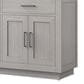 Lexora Home Abbey 72" Double Bathroom Vanity in Grey Oak with 2 cm White Cultured Marble Top, Rectangular Sinks and 34" Mirrors, , large
