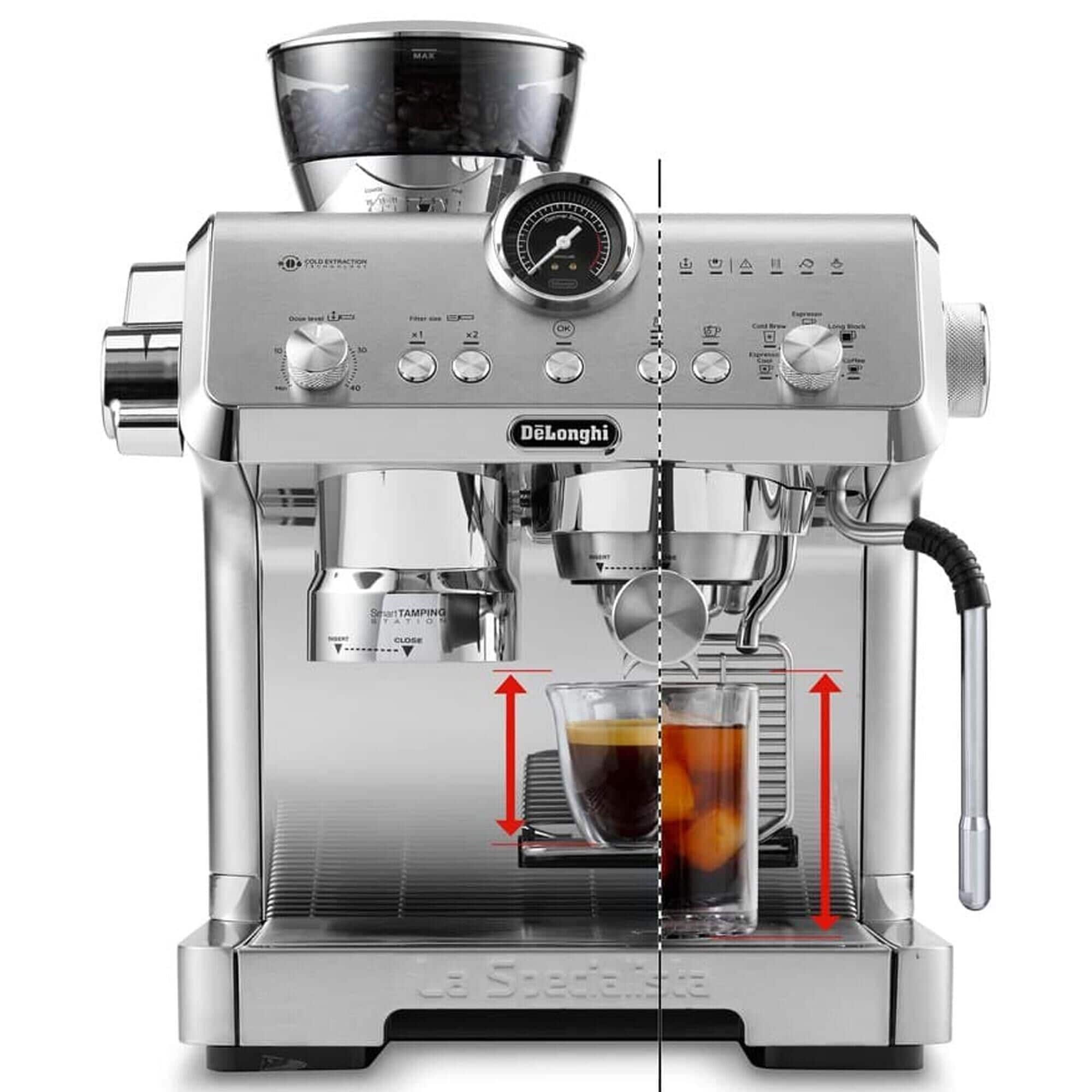 DeLonghi La Specialista Opera 2L Espresso Machine in Metal