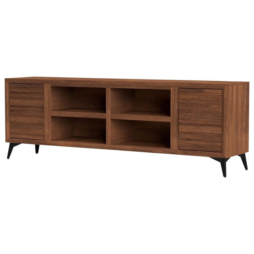 Legends Home Malibu 78" TV Console in Bourbon, , large