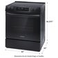 Frigidaire 30" Front Control Electric Range In Black, , large