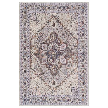 Surya Infinity 12" x 15" Dark Blue, Camel, Rust, Gray and Cream Area Rug, , large
