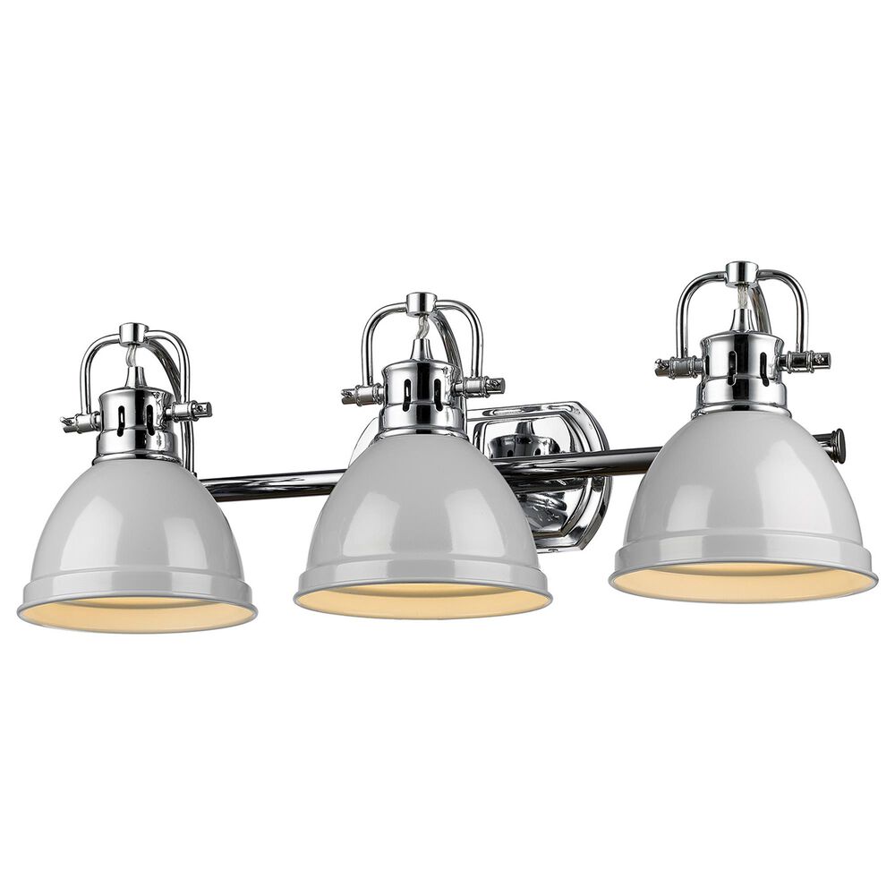 Golden Lighting Duncan 3-Light Bath Vanity in Chrome, , large