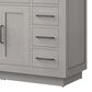 Lexora Home Abbey 48" Single Bathroom Vanity in White Oak with 2 cm White Quartz Top and Rectangular Sink, , large