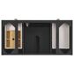 James Martin Vanities Myrrin 48" Vanity in Carbon Oak with 3 cm Arctic Fall Solid Surface Top, , large