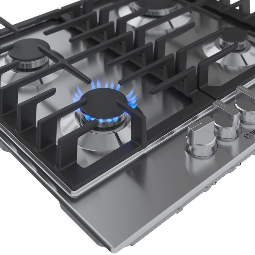 Bosch 500 Series 24" BuiltIn Gas Cooktop with 4 Burners in Stainless
