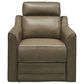 Barcalounger Lara Leather Power Recliner in Elephant, , large