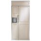 Monogram 36" Smart Built-In Side by Side Refrigerator with Dispenser - Panels Sold Separately, , large