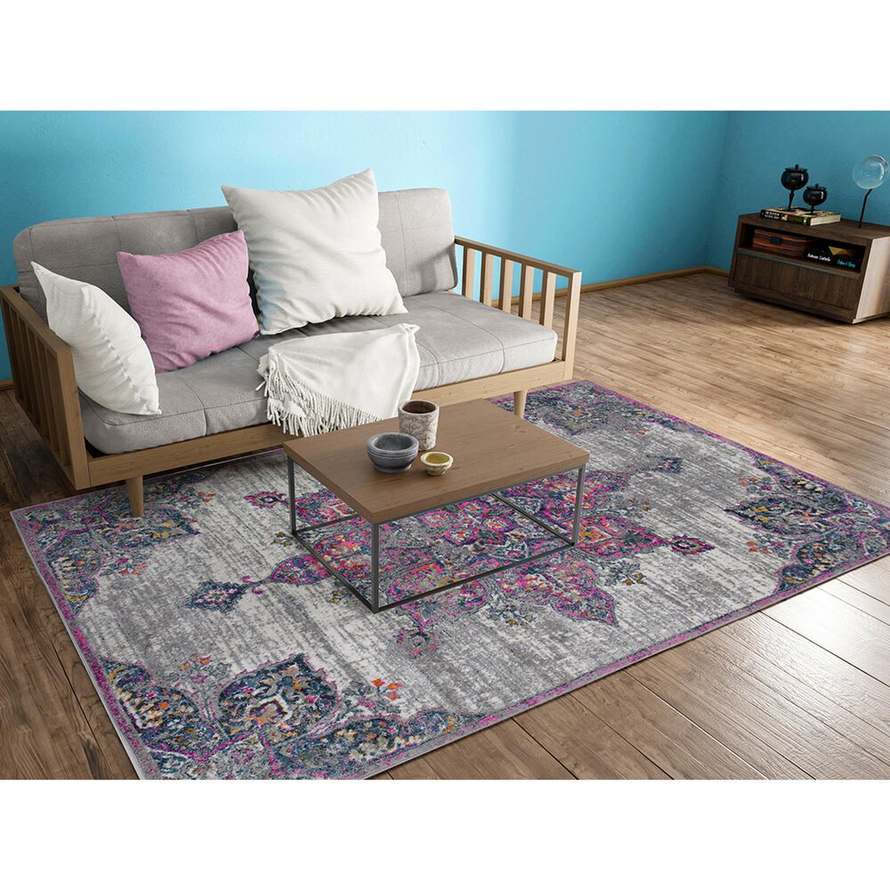 Amer Rugs Montana 7&#39;10&quot; x 10&#39;10&quot; Pink Area Rug, , large