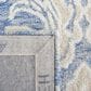 Safavieh Micro-Loop MLP532M 6" x 9" Blue and Ivory Area Rug, , large