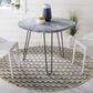 Safavieh Montauk 6" Round Gold, Blue and Black Area Rug, , large