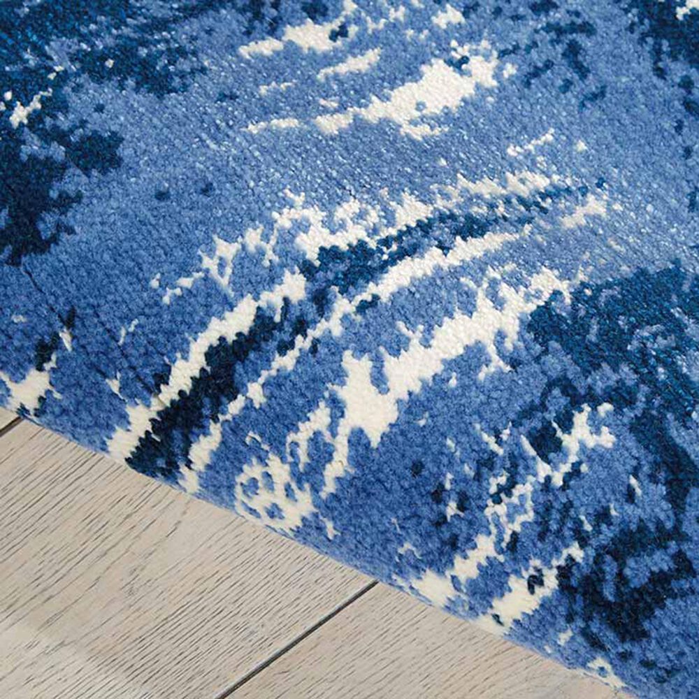 Nourison Twilight TWI24 9&#39;9&quot; x 13&#39;9&quot; Blue and Ivory Area Rug, , large
