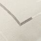 Rizzy Home 14" x 20" Geometric Down Filled Lumbar Pillow in Ivory and Silver, , large