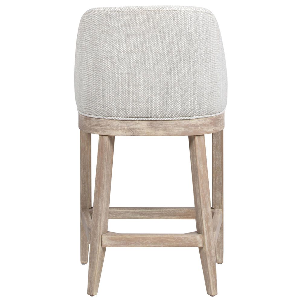 Jennifer Taylor Home Newport 26.5" Counter Stool with Neutral Gray Cushion in Brushed Natural, , large