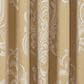 J. Queen New York Potenza 84" x 50" Window Panel Pair in Gold and Ivory, , large