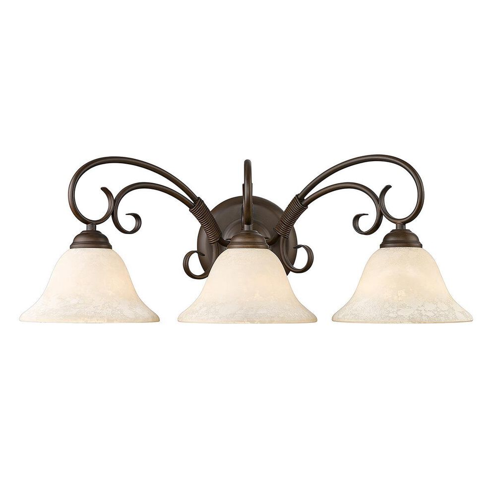 Golden Lighting Homestead 3-Light Bath Vanity in Rubbed Bronze, , large