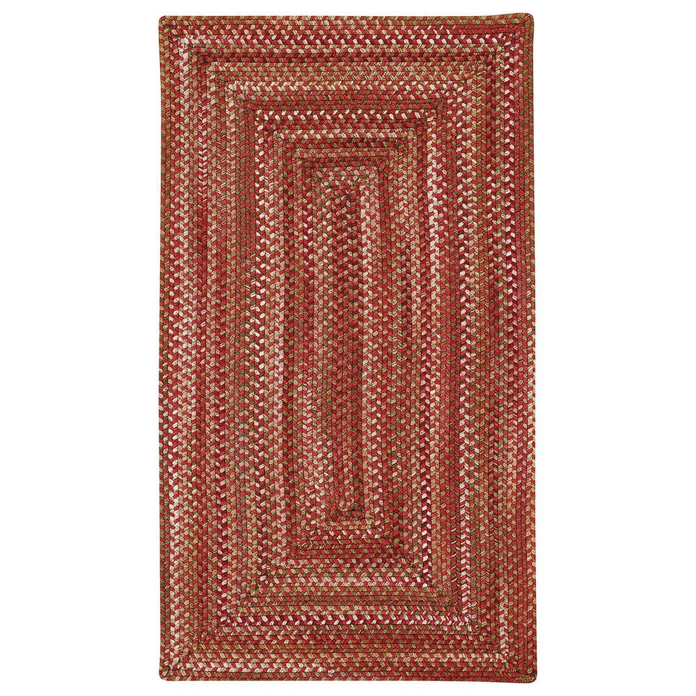 Capel Homecoming 0048-500 3" Square Rosewood Red Area Rug, , large