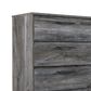 Signature Design by Ashley Baystorm 5 Drawer Chest in Smoke Gray, , large