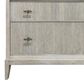 Riverside Furniture Carmella 3-Drawer Bachelor"s Chest in Pebble Oak, , large