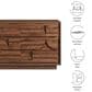 Modway Bulwark 6-Drawer Dresser in Walnut, , large