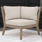 Linon Home Decor Teagon Patio Corner Chair in Beige, , large