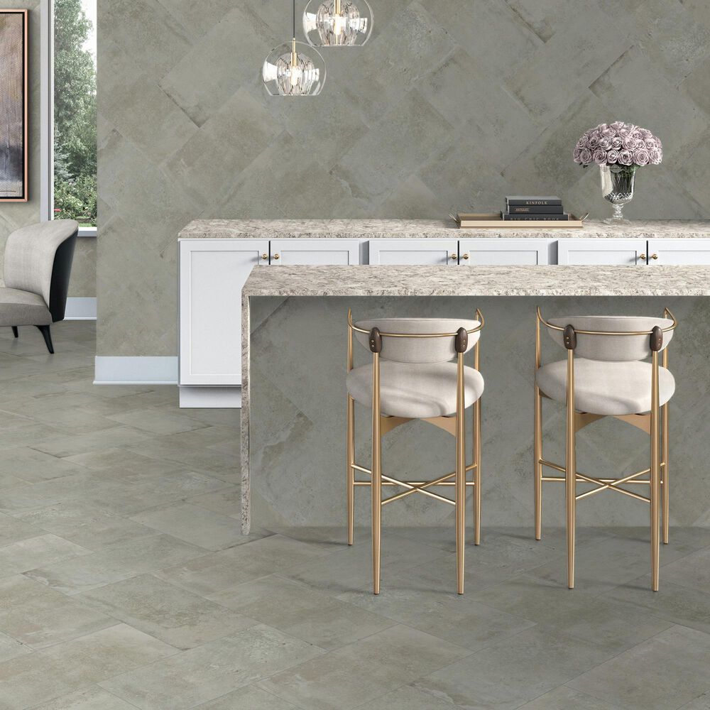 Dal-Tile Rekindle Light Grey 12&#39;&#39; x 24&#39;&#39; Porcelain Tile, , large